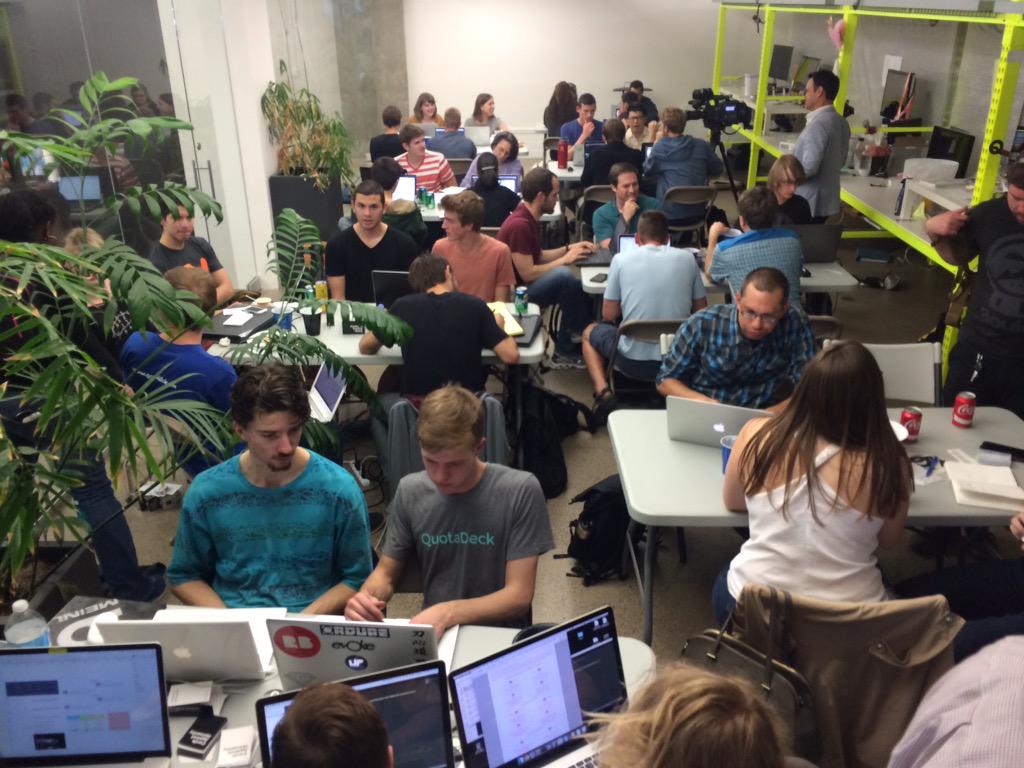 bldrstartupweek's tweet photo. Damn @quickleft *brought it* #humorhackfest #bsw15 http://t.co/w1s5ve5tEt