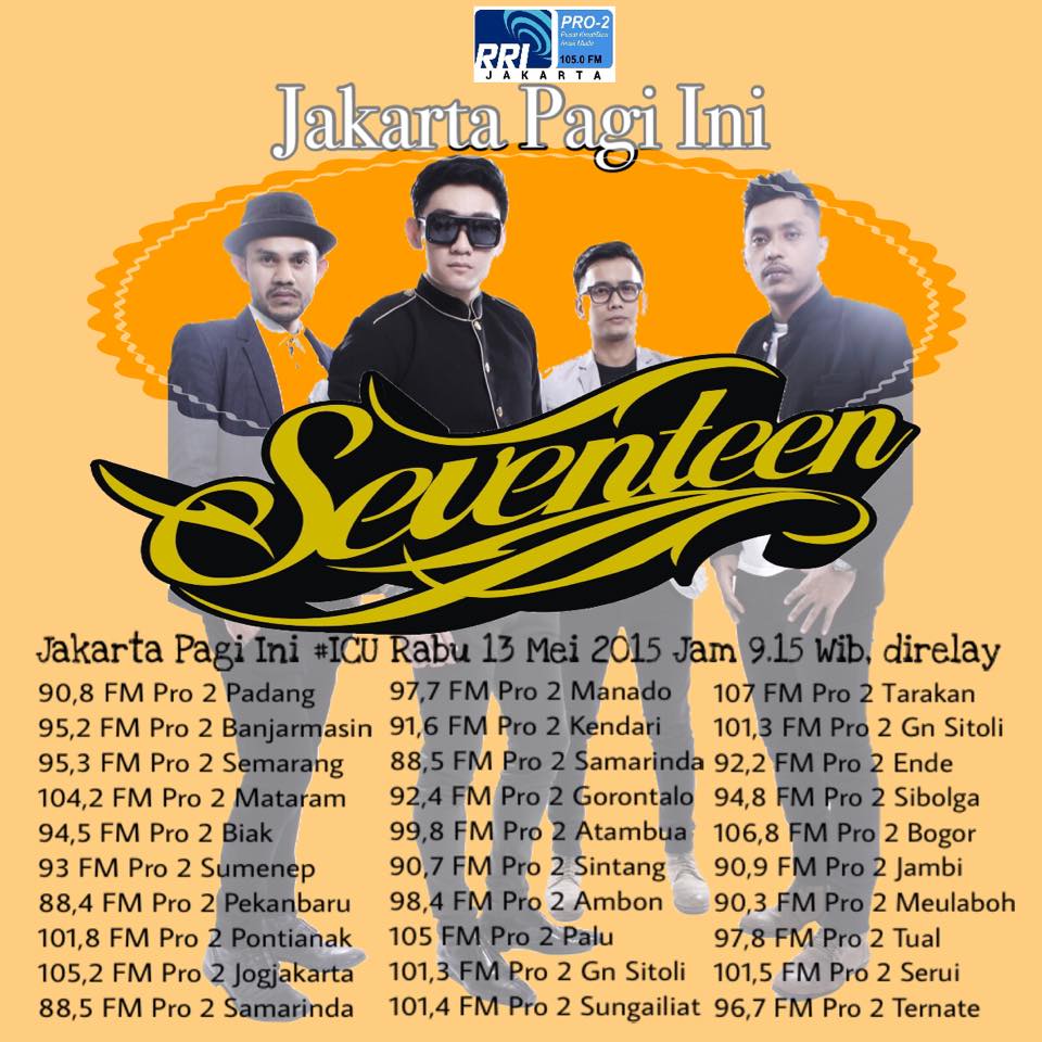 Pro2samarinda's tweet photo. Yeay sahabat barengan @Pro2Jak bakal ngbrol barengan @SeventeenBand sampe jam 11 nanti!!!!!!!! http://t.co/xYsGhSejzi
