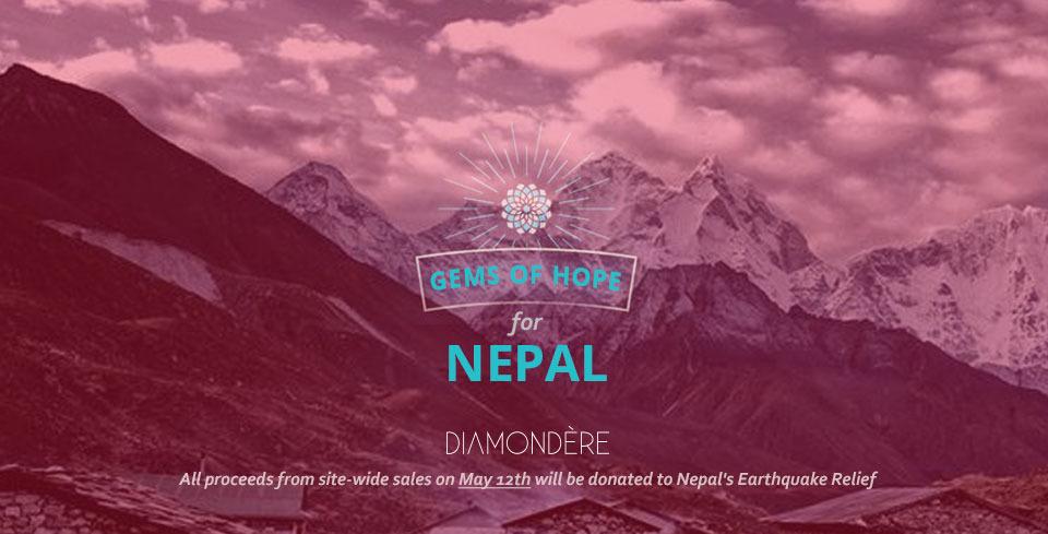 MarlitaOnTheRun's tweet photo. Today only! @Diamondere will donate 100% of today's sales to #Nepal's Earthquake Relief. #gemsofhope http://t.co/L3bZMHPTQa