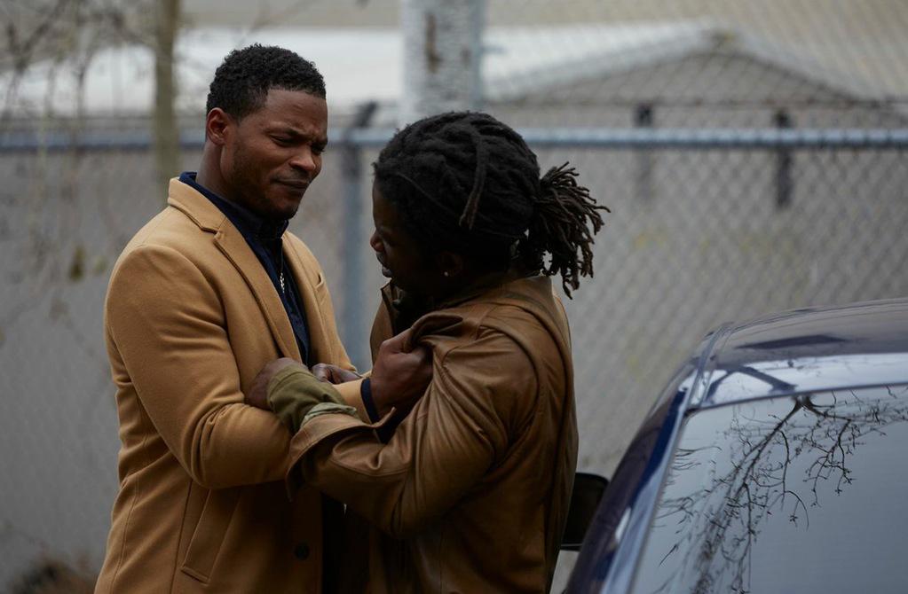 BET's tweet photo. Looks like Terrence is taking matters into his own hands to find out who murdered his girl! #CentricSingleLadies http://t.co/JBvAR3Bl9P