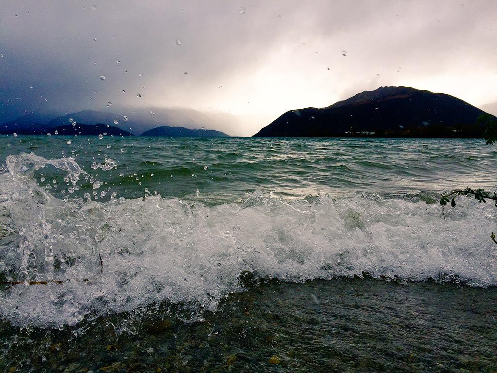 #MeanwhileInWanaka. #Stormy day here in #Wanaka.