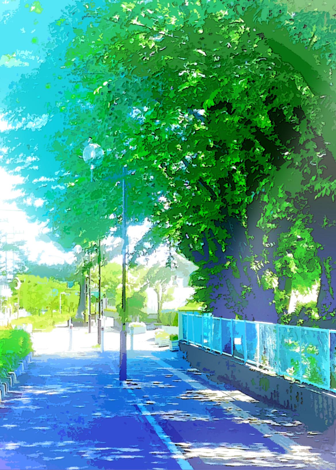 Tatsuya も 初夏っぽいイラスト描こうと思い 背景作成 Http T Co D0cjotik15 Twitter
