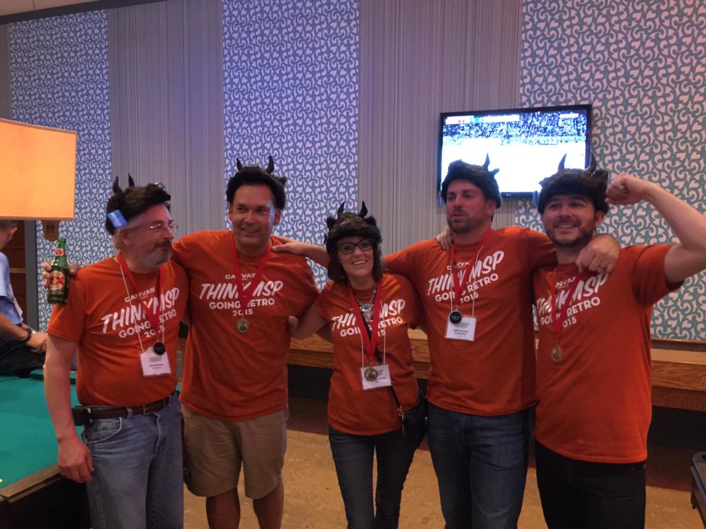 onlyTGI's tweet photo. Team orange won the #thinkmsp2015 bowling competition! #bethebuffalo http://t.co/IP5FCpc2d5