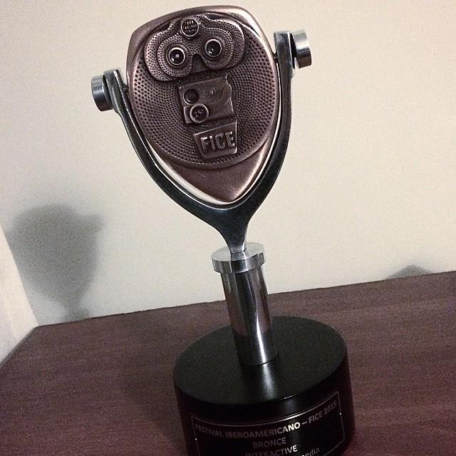 donluzzio's tweet image. Primer premio de storygood! Bronce en interactive #FICE2015 con @claudioseguelr