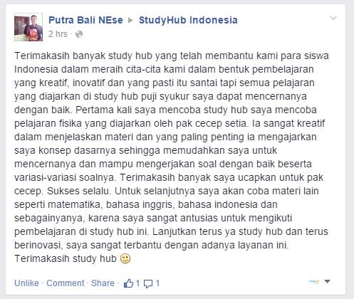 StudyHubId's tweet image. Ini dia salah satu testimoni pengguna StudyHub. Bagaimana ceritamu? :)