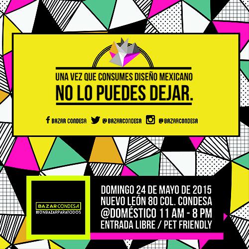 BazarCondesa's tweet photo. Te invitamos a hacer del #DiseñoMexicano parte de tu estilo de vida. ❤️ http://t.co/ZHQvMt8k9A