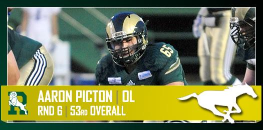 reginarams's tweet photo. Third and final Ram drafted is @aapic65 - he's off to the @calstampeders along with @TevaughnsC! http://t.co/a9MNyYOtJ3
