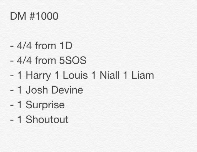 1DMspree tweet picture