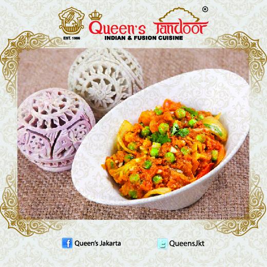 Aloo Mutter with Ghobi!
A must try from Queen's Tandoor!