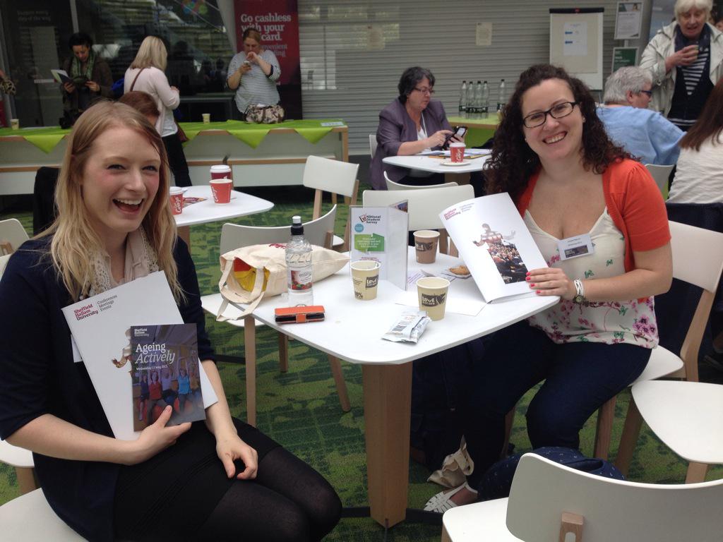 ClaireManganOT's tweet photo. At the Ageing Actively event @sheffhallamuni looking forward to hearing @ERantzen ! #ageingactively http://t.co/ToVTOWMyw6