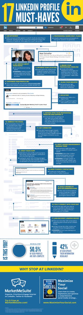 WebPittsburghPA's tweet photo. The Ultimate LinkedIn Profile Tips Summary [Infographic] + social media marketing http://t.co/mGjkhAsThD http://t.co/m2VK0l2SZF