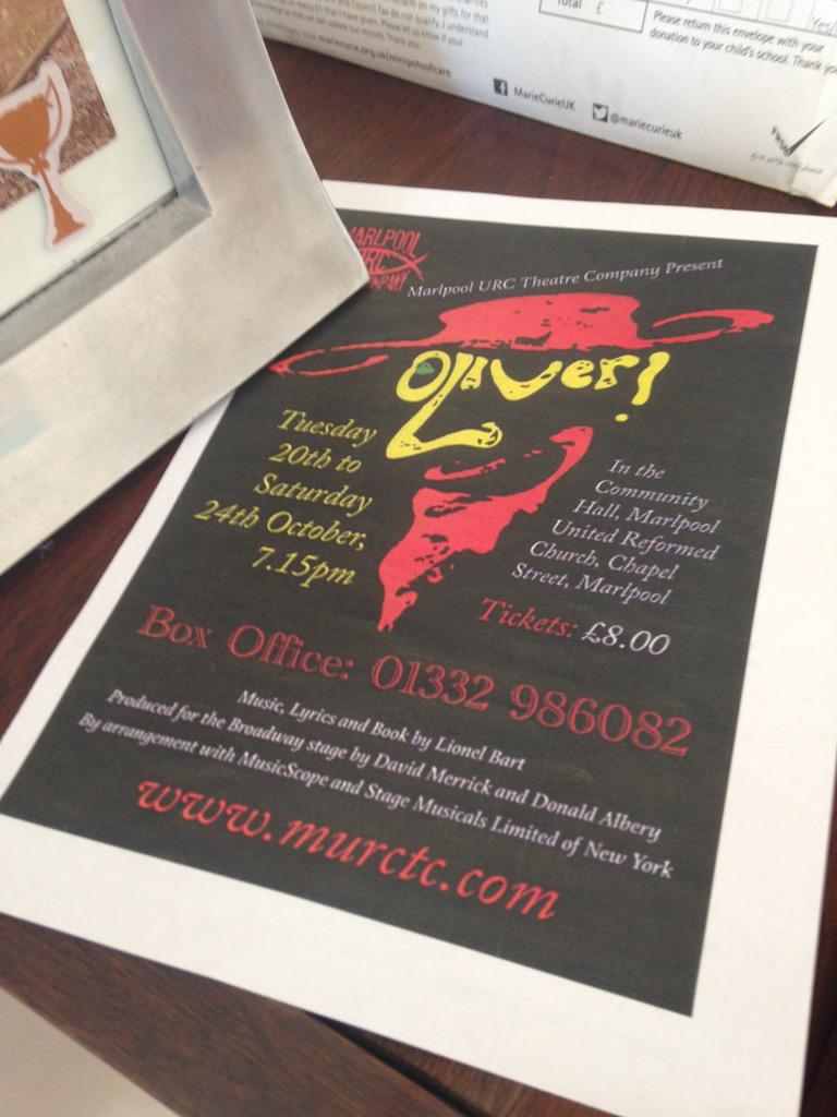 Pentrichrevolt's tweet photo. I have a singing part in #Oliver2015 in #Marlpool Derbyshire. I can use my costume for the revolt! #Madeinderbyshire http://t.co/UJg5ItVsQu