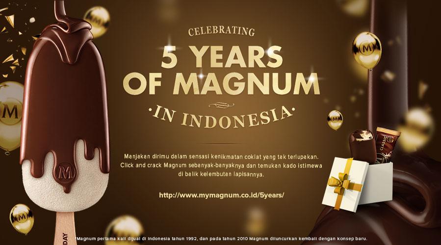 Saya mendapatkan kejutan spesial dari perayaan cokelat terbesar di dunia mymagnum.co.id/5years #CelebratePleasure