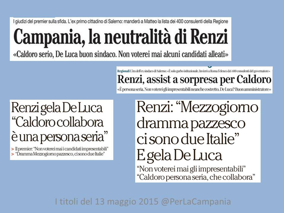 PerLaCampania's tweet photo. Cosa dicono i giornali oggi?
#Campania http://t.co/TT2kVQmQ8h