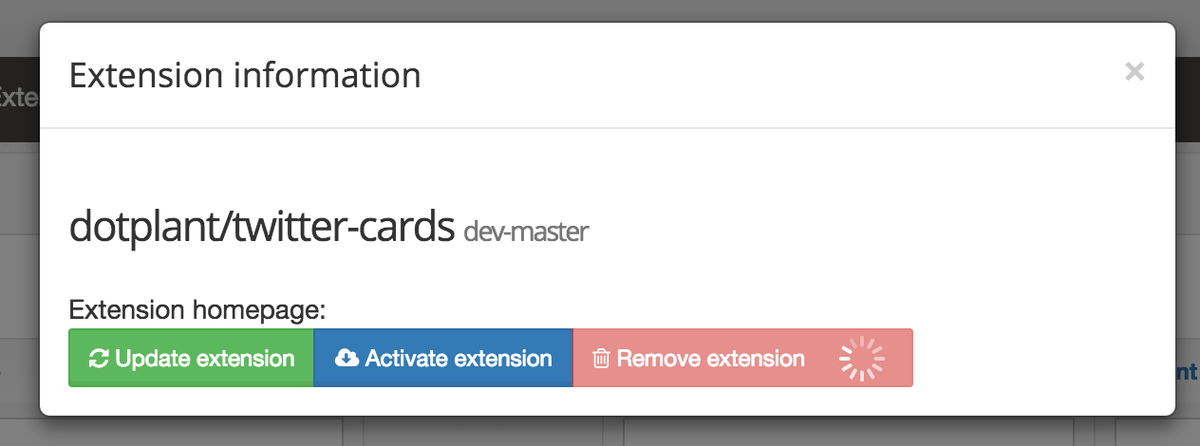 DotPlant's tweet photo. The upcoming 2.0.0-beta will have base support for extensions! #yii2 #yii #dotplant2 http://t.co/iCs8Q2vZY7