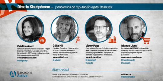 RoialBCN's tweet photo. ¿QUÉ ES ESO DE #KLOUT? "Dime tu Klout y hablemos de #ReputaciónDigital después" http://t.co/cyQlwHuUwQ #BCNTreball http://t.co/ByrllwmHTh