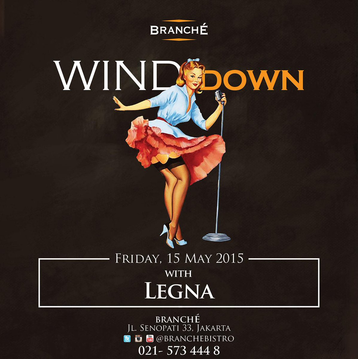 BrancheBistro's tweet photo. Let’s welcoming weekend from the place that can make u high. #WindDown at #BrancheBistro TOMORROW w/ @LEGNAtheBand http://t.co/FiDyCix5mL
