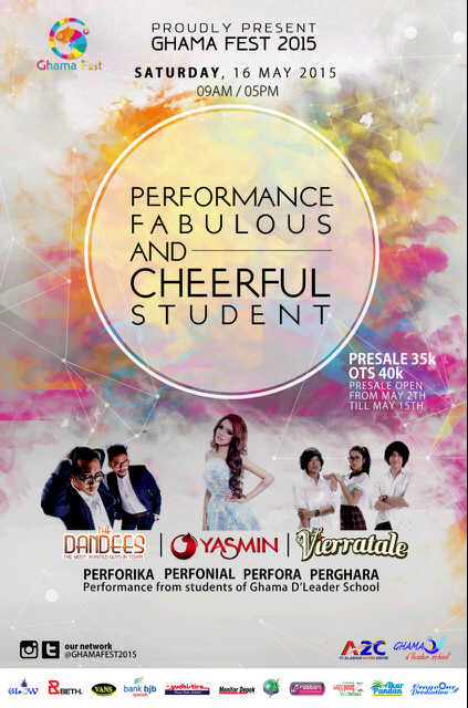 Glow_management's tweet photo. Yeah... H-3 @GHAMAFest2015 .. with @the_dandees @DJ_Yasmin @Vierratale cc: @gloryofglow @siskaiskandar04 @AnnaMelodi http://t.co/hayfLO74h0