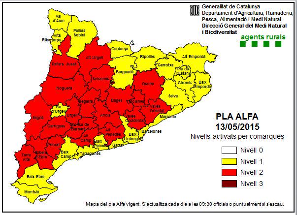 agentsruralscat's tweet photo. Mapa del Pla Alfa dia 13/05/2015 http://t.co/tI4JvZPbHD