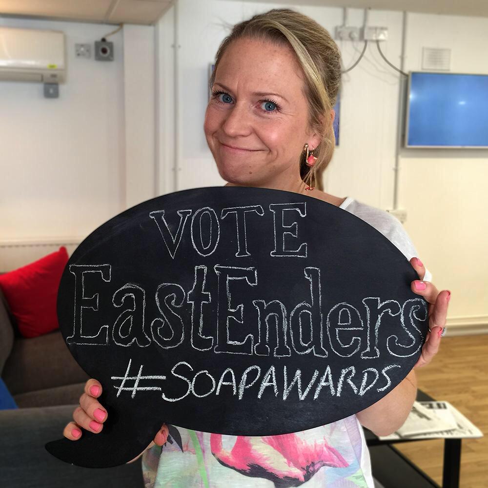 celebvceleb190's tweet photo. Who have you voted for at this years British soap awards?

RT - Laurie 
Fave - Kellie http://t.co/mbWxSAhQbK