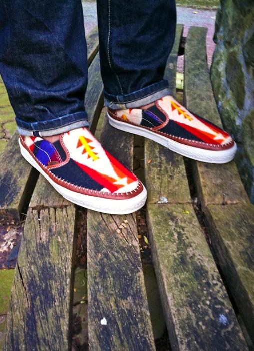 Vans Vault Slip On x Pendleton x Taka Hayashi Size 9 10 <a href="/kickSolution/">kicksolution</a>