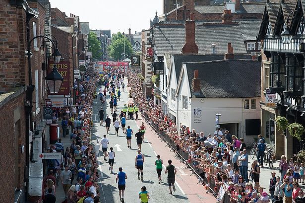 CheshireLive's tweet photo. #Chester Half Marathon: Your guide to road closures, route and facilities. @chestermarathon - http://t.co/uhK4JP3Q1E http://t.co/VQcroThIn3