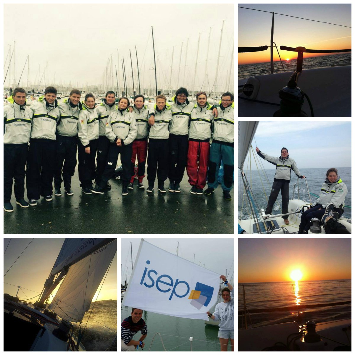 ISEP's tweet photo. L'asso @ISEPVoile termine 6e sur 34 au classement général et 5e sur 12 à la grande finale @ccedhec ! Bravo! http://t.co/pqOXkS2zgY