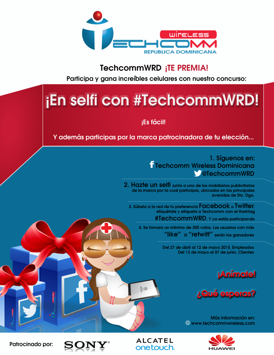 TechcommW's tweet photo. Hoy damos inicio oficial a nuestro concurso “En selfie con #TechcommWRD”… ¡Corre la voz!
http://t.co/RFNXfhHsjM http://t.co/l1YiMBlSVX