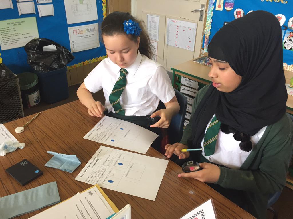 HolyCrossPri's tweet photo. P7 investigated the patterns&characteristics of a fingerprint! #scienceisfun #futureforensicscientists 😄👍🏼 http://t.co/yNopMAZwgv