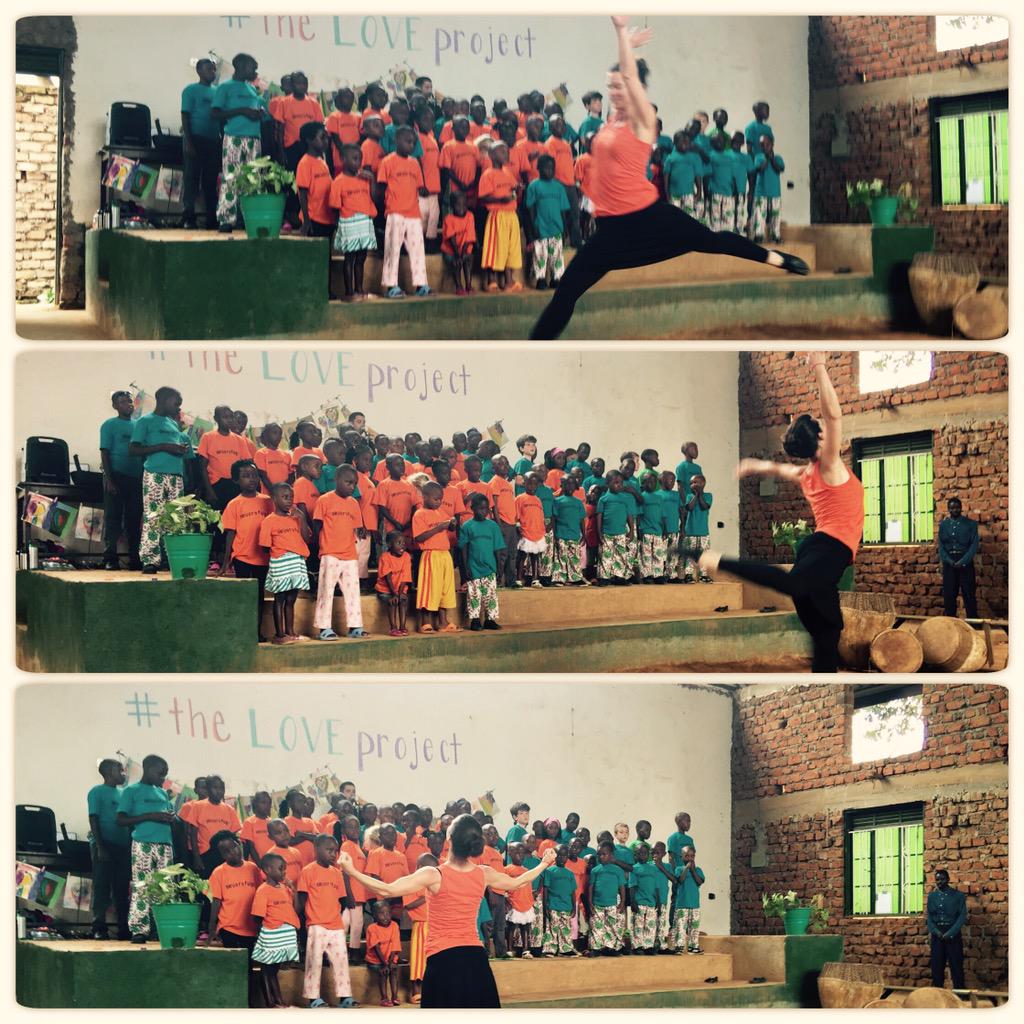 OkoaRefuge's tweet photo. #theLOVEproject international took place today. @courtenaybowser trained the #okoakids in dance and music. #amazing http://t.co/JKJQTmebwI