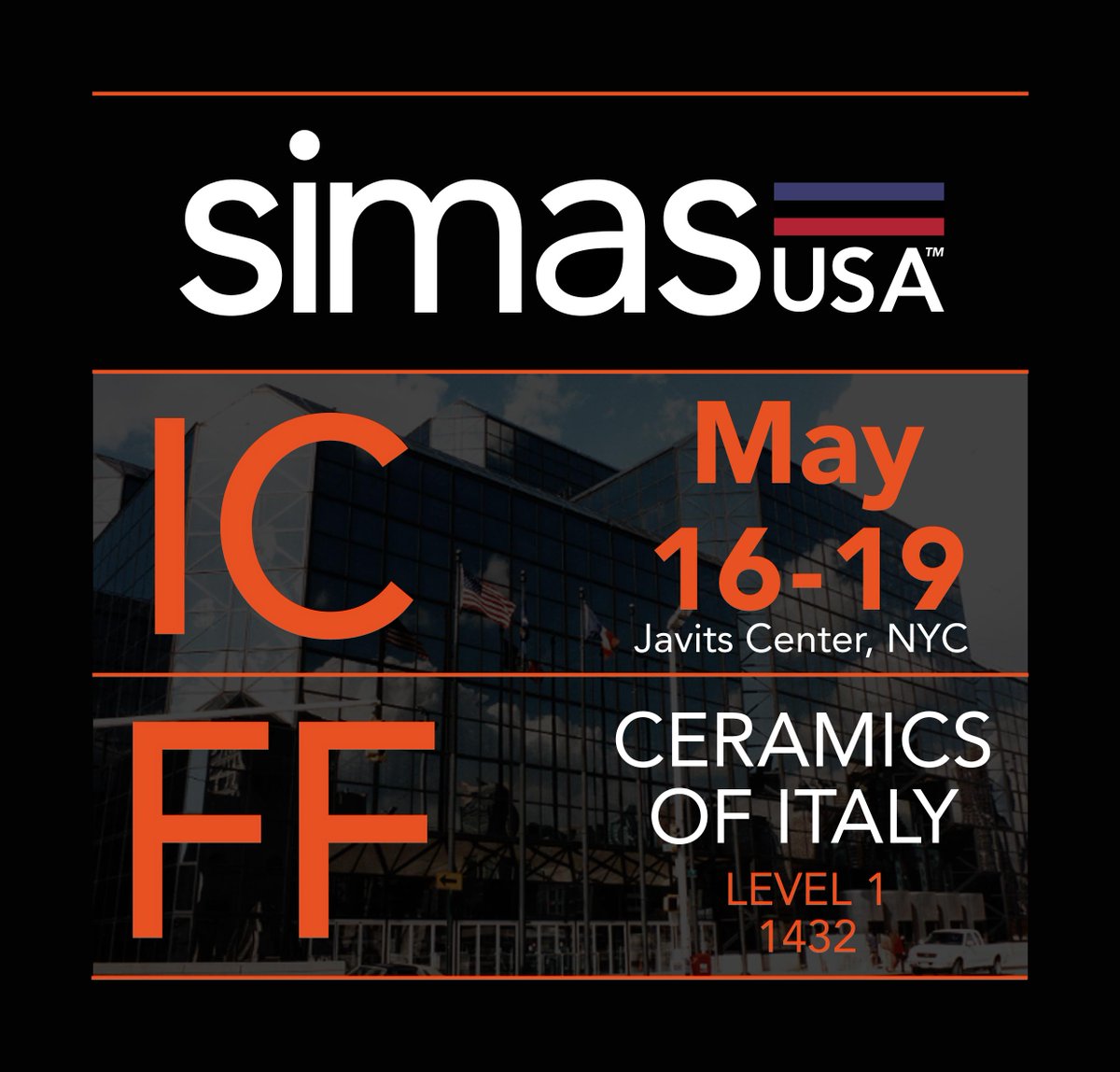 ceramicasimas's tweet photo. SIMAS, 60 anni di autentica cultura di prodotto 100% made in Italy, partecipa per la seconda volta a ICFF. http://t.co/Y7t0OAfjys