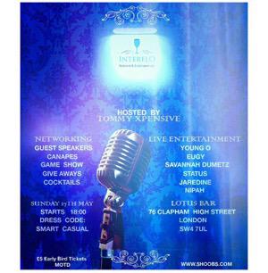 DaisyMae__x's tweet photo. #Interflo this Sunday! An evening of networking & live entertainment hosted by @tommy_xpensive http://t.co/VRJIQRQaux