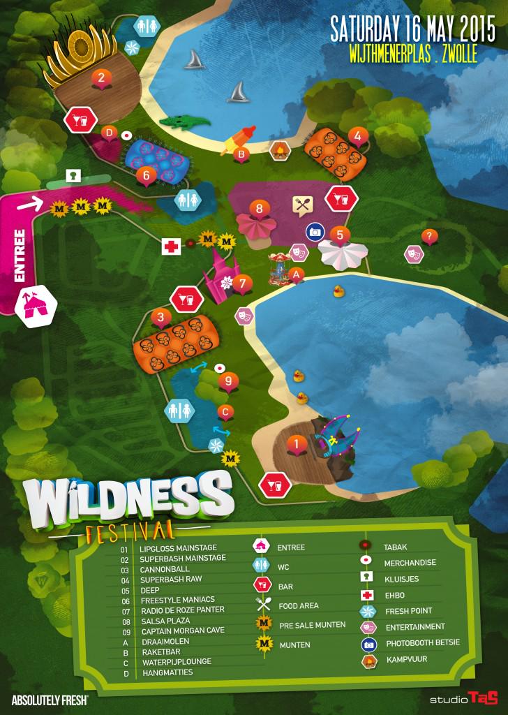 Heb jij de plattegrond van #WildnessFestival al gezien? Check hem snel: bit.ly/1AWBrEp