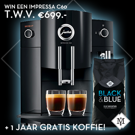 Jaja, wij delen uit! Een Jura Impressa + een jaar GRATIS koffie! Ga naar Facebook.nl/BluemountainNL en win! #winactie