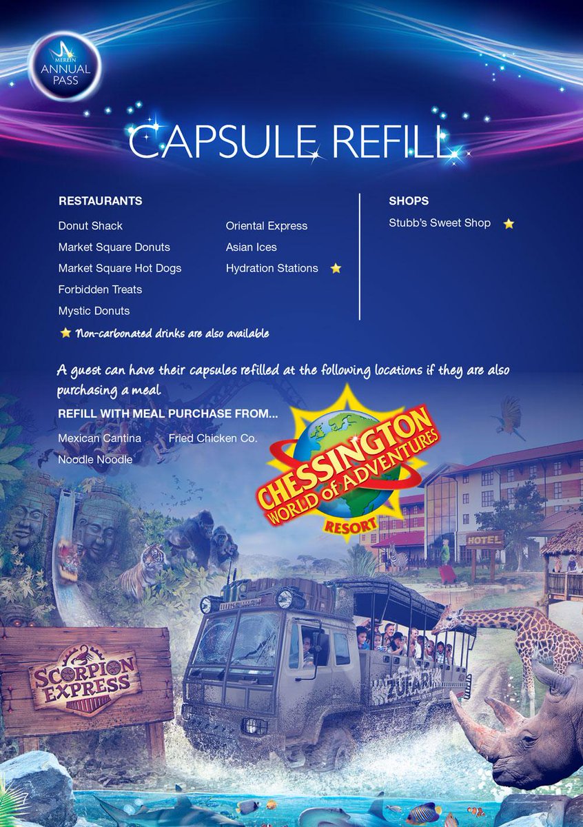 MerlinapUK's tweet photo. Know where to cool down at @CWOA with refills of your Merlin Annual pass drinks capsule #mymerlinsummer #merlin http://t.co/b7mOL8ppai