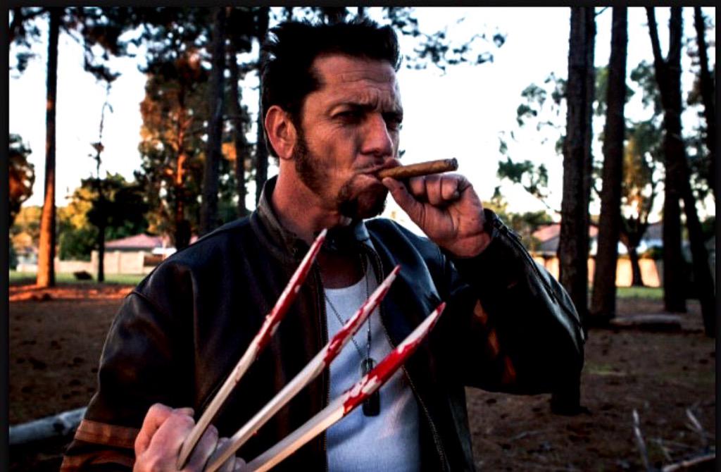 xforcecosplay's tweet photo. @RealHughJackman #Wolverine #cigar #Cosplayers #cosplay #darkforce http://t.co/ulpA4meeCU