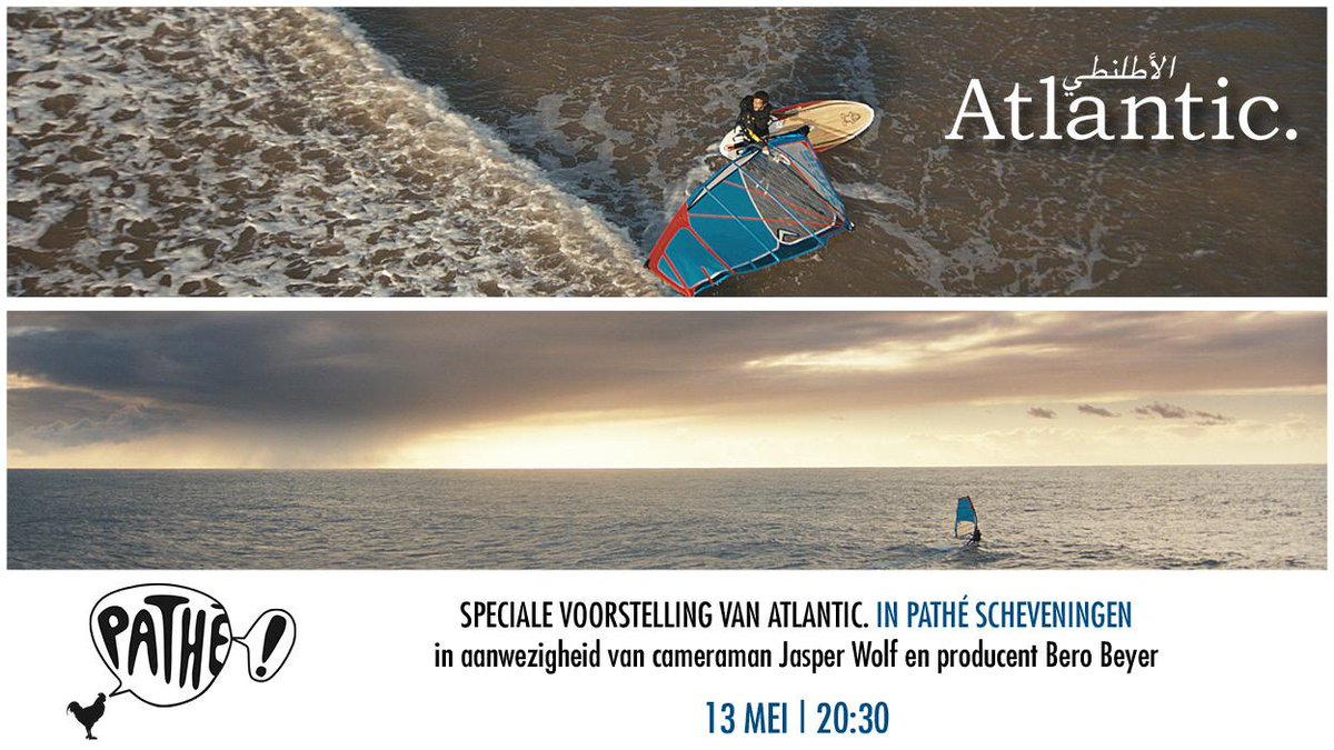 Tonight @Pathe #Scheveningen #Atlantic. Producer &amp; cinematographer present to talk about the spectacular scenes.