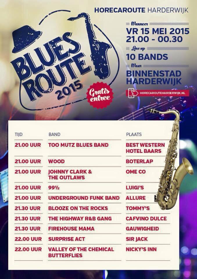 NickysInn's tweet photo. Aanstaande vrijdag weer de bluesroute!!! Vanaf 22.00 uur Valley of the Chemical Butterflies @NickysInn http://t.co/RAqLxzMEVl