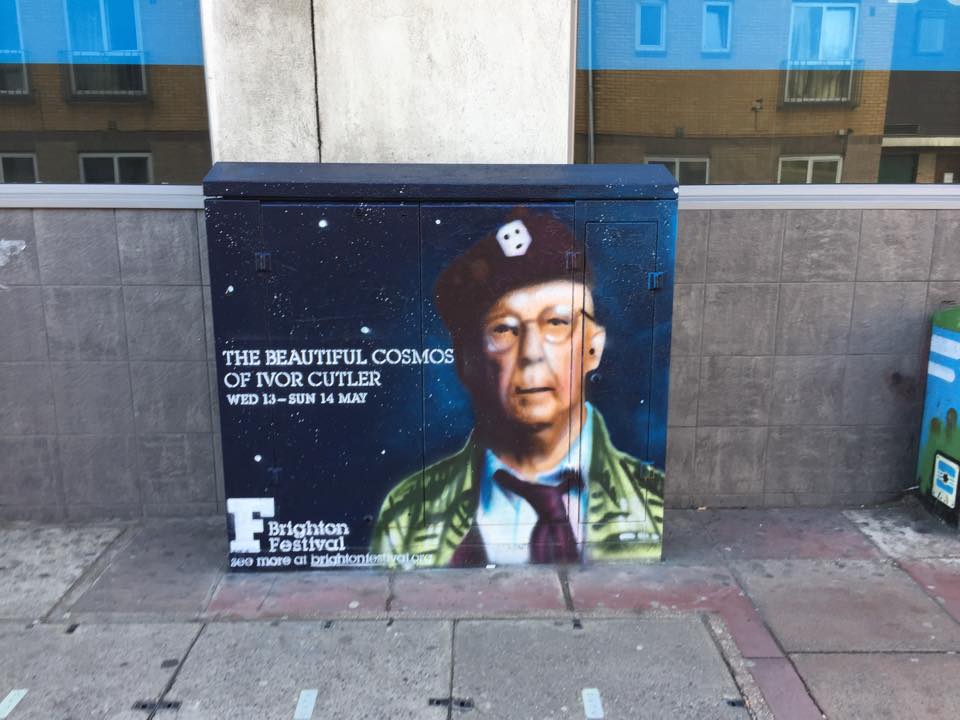 NTSonline's tweet photo. Ivor's paint job is looking good! #BeautifulCosmos brighting up Brighton this week @brightfest. Pic via @claramps http://t.co/dYJNiEJnT9