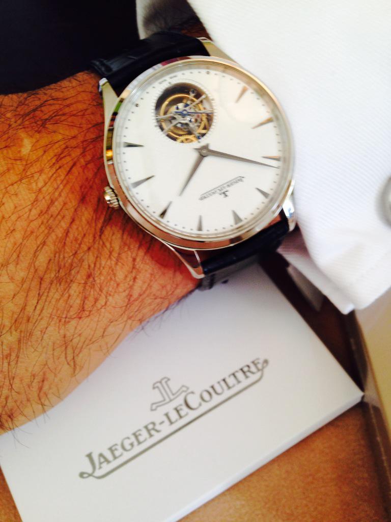 CBorg_Mirza's tweet photo. This @jaegerlecoultre Master Ultra Thin Tourbillon watch is stunning!!! Great for him &amp; her! I want it... http://t.co/fB30yTgbTn