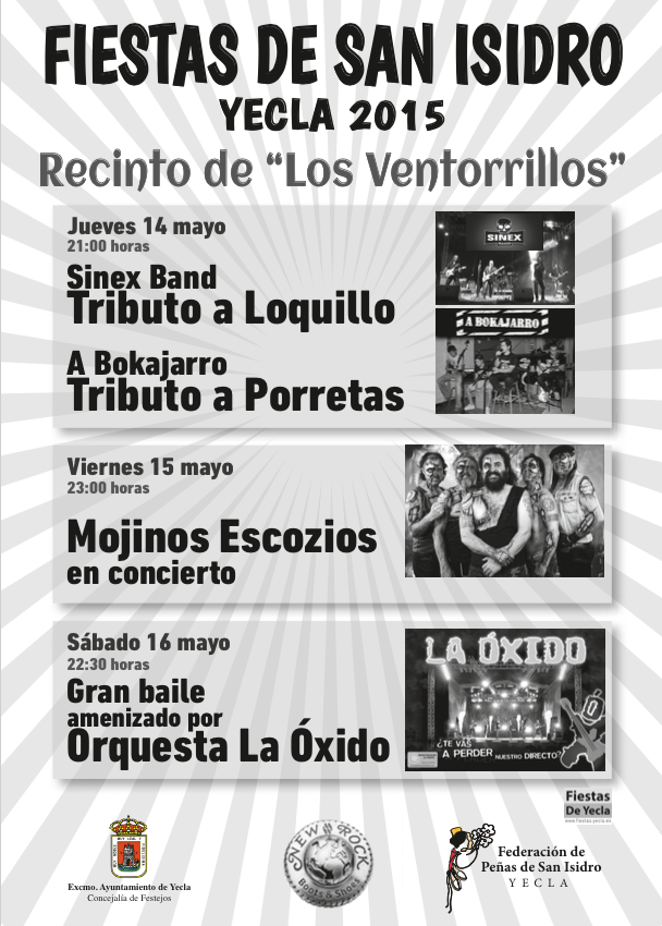 FestejosYecla's tweet photo. Hoy Tributo a Loquillo y Porretas en #SanIsidroYecla http://t.co/VPIYlI1Knk ¡no te lo pierdas! #Yecla http://t.co/WJygA5DUs7