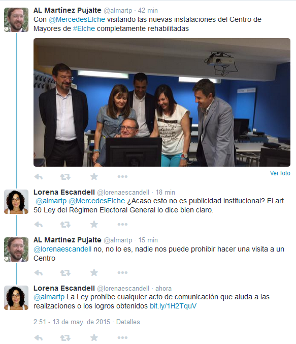 eltaladro_'s tweet photo. Conversación entre el edil y candidato @almartp y la periodista @lorenaescandell. ¿Es o no es publi institucional? http://t.co/cSKcJBCAu9