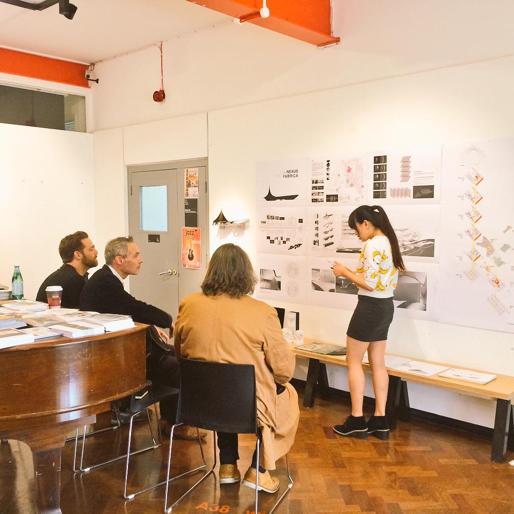 tonegray's tweet photo. 4th year @cantarch final crits, ty up first http://t.co/hW6qtC5hM5