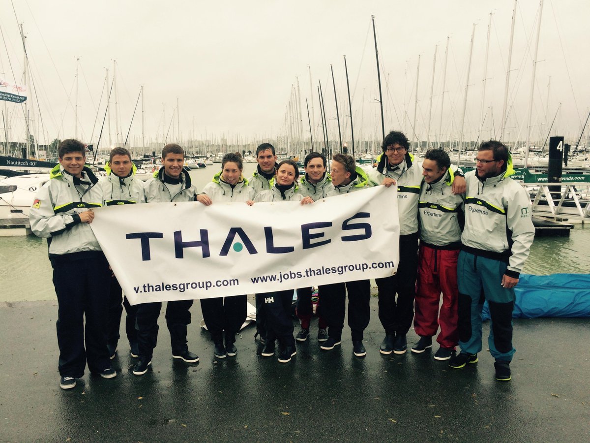 ThalesCareers's tweet photo. Toutes nos félicitations à l'équipage @ISEPVoile qui termine 5ème en Grande Finale de la #47CCE http://t.co/ugwFCBG0j4