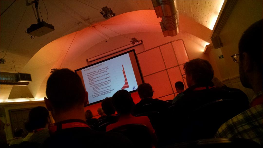 BackupGal's tweet image. from @Webroot at #SpiceWorldLondon. Growth of #malware over time. &quot;Only true answer is a backup&quot; @Unitrends agrees!