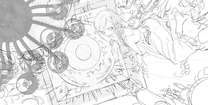 線画惜しいけどただの手段だけ 何時か線画の本出よ でもこんなにどMなこと二度としたくない 