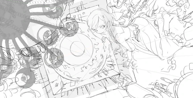 線画惜しいけどただの手段だけ 何時か線画の本出よ でもこんなにどMなこと二度としたくない 