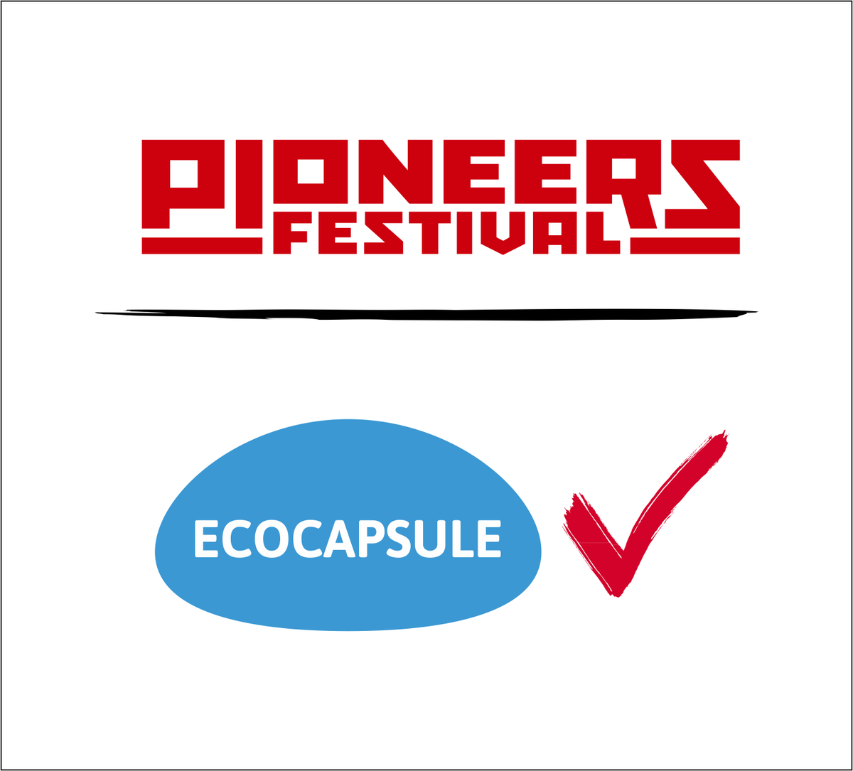 NiceArchitects's tweet photo. Now it is official. Prototype of the @EcocapsuleSk at #Pioneers15 http://t.co/m9mUieNHuF