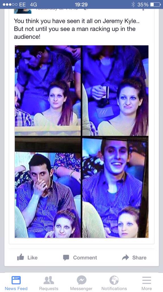 snapsofsociety's tweet photo. The identity of @DruggyBuilder has been revealed after not being able to resist the urge watching Jeremy Kyle http://t.co/HFdLQSpOxR