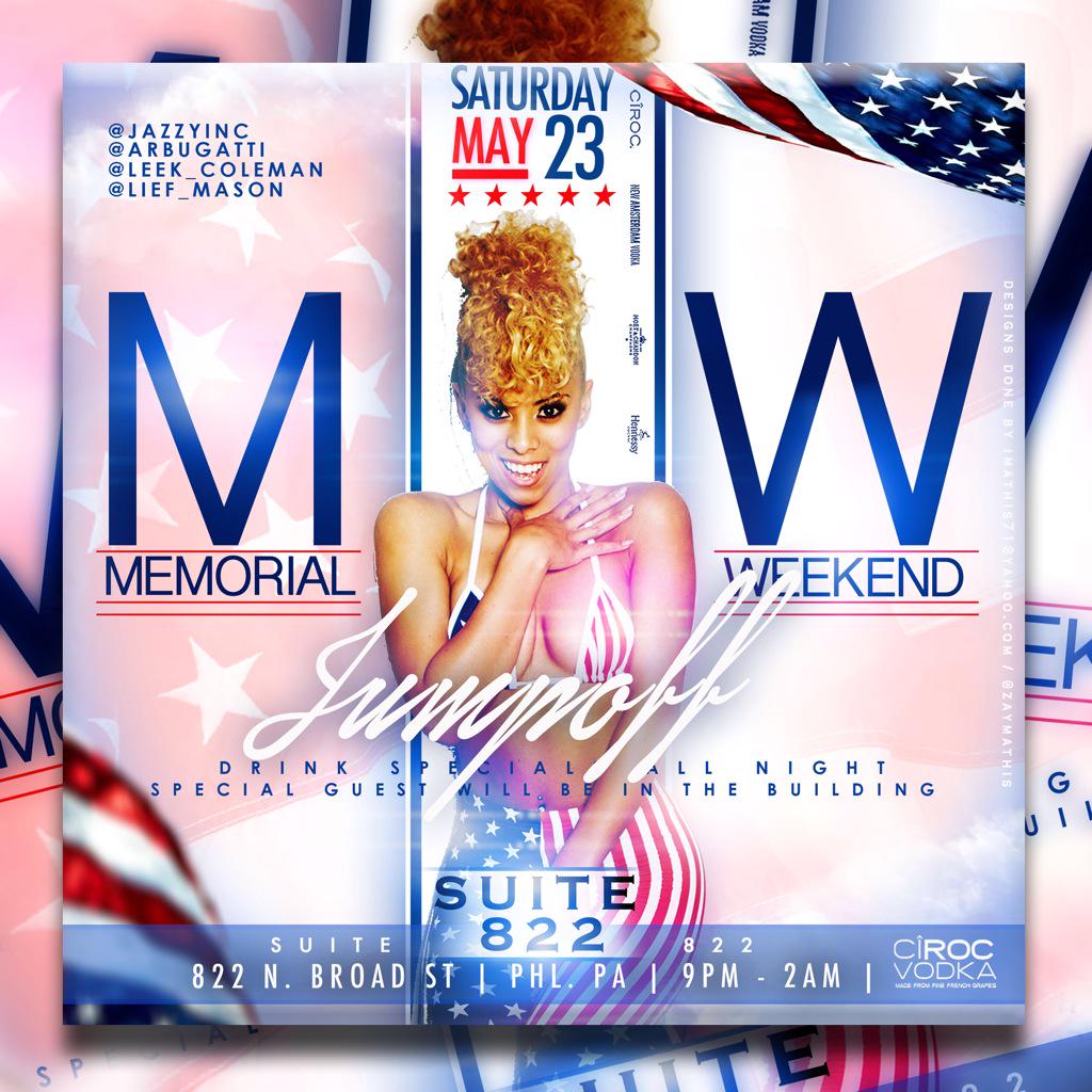 jazzy10stinc's tweet photo. Memorial Day weekend we @suite822 sat may 23 it's 18 to get in 21 to drink 🎥🎥 @KeepUpWithKee http://t.co/puZlNz5D5I